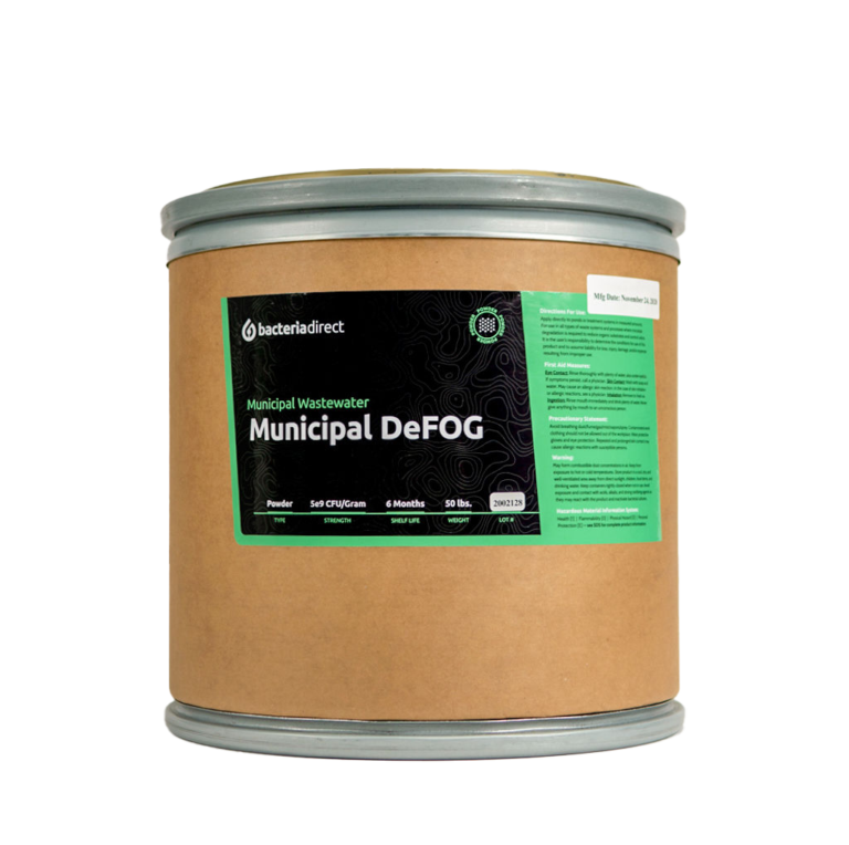 Municipal DeFOG™ 50 lb Shop Now Bacteria Direct